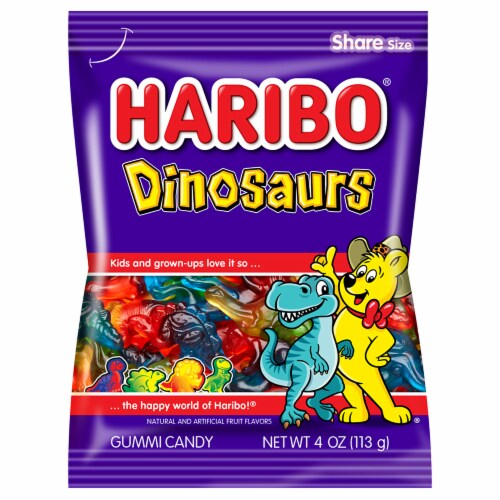 Haribo Confectionery Dinosaurs Perspective: front