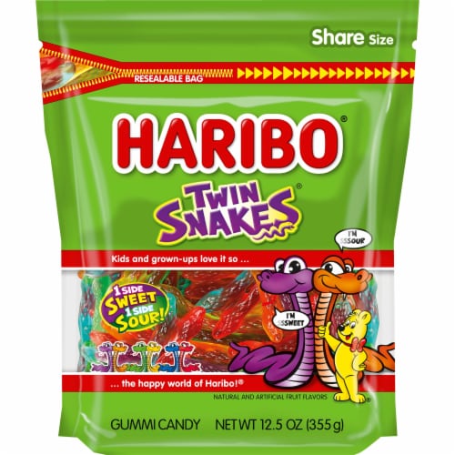 Haribo® Twin Snakes® Gummy Candy Perspective: front