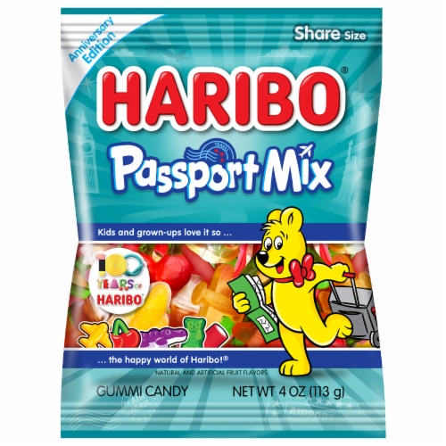 Haribo Passport Mix Gummi Candy Perspective: front