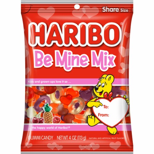 Haribo Be Mine Mix Valentine's Candy Perspective: front