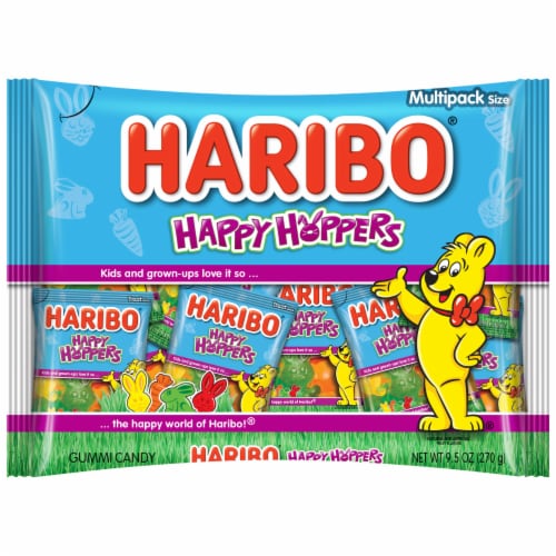 Haribo Happy Hoppers Multipack Gummies Perspective: front