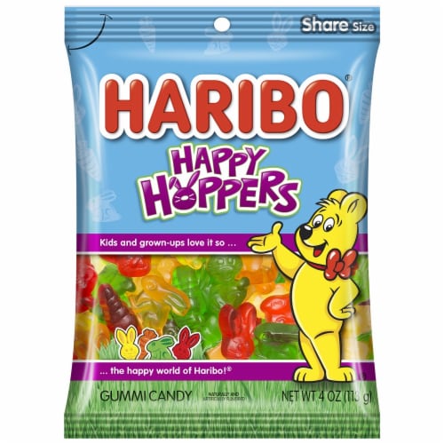 Haribo® Happy Hoppers Gummi Candy Perspective: front