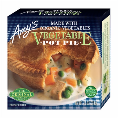 Amy's Vegetable Frozen Pot Pie Perspective: front