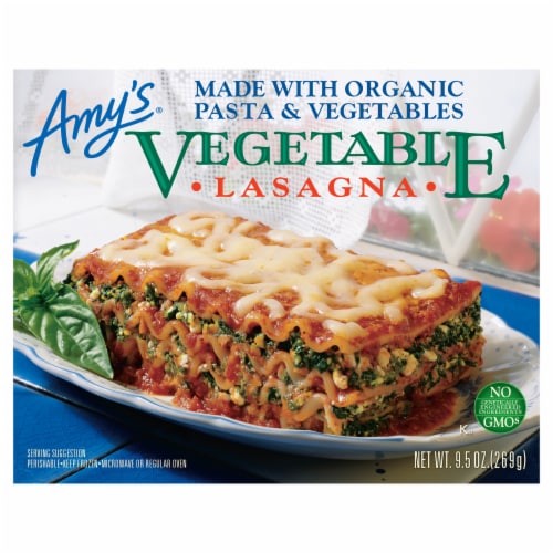 Amy's® Vegetable Lasagna Frozen Meal Perspective: front