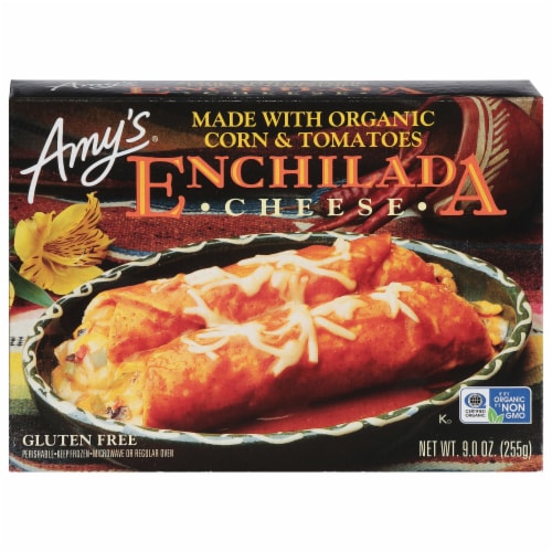 Amy's® Gluten Free Cheese Enchilada Frozen Meal Perspective: front