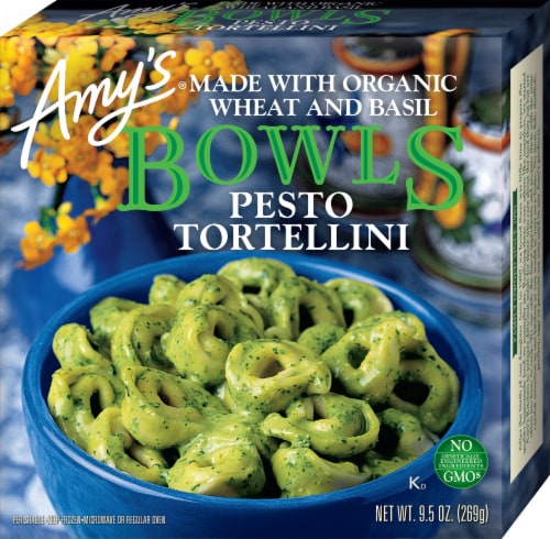 Amy's® Pesto Tortellini Bowl Frozen Meal Perspective: front