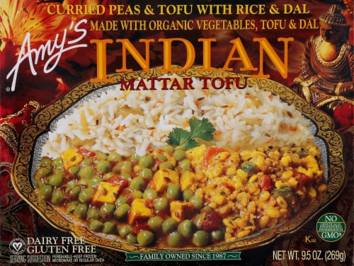 Amy's Indian Matter Tofu Perspective: front
