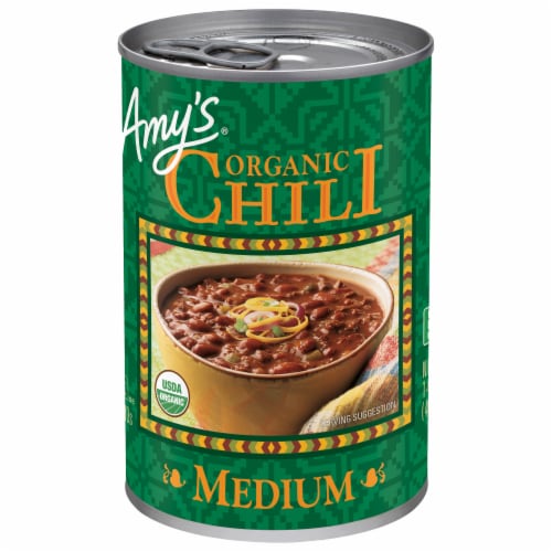 Amy's Organic Medium Chili Perspective: front