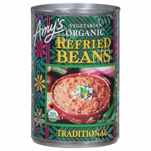 Amy's Organic Refried Beans Perspective: front