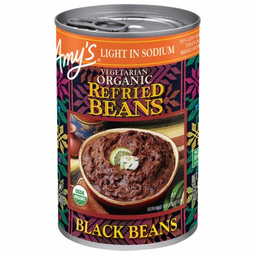 Amy's® Organic Refried Black Beans Perspective: front