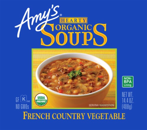 Amy's® Organic Hearty French Country Vegetable Soup Perspective: front