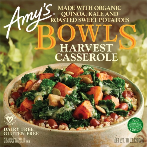 Amy's Harvest Casserole Bowl Frozen Meal Perspective: front
