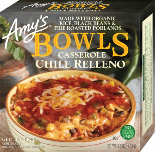 Amys Casserole Chili Relleno Bowl Frozen Meal