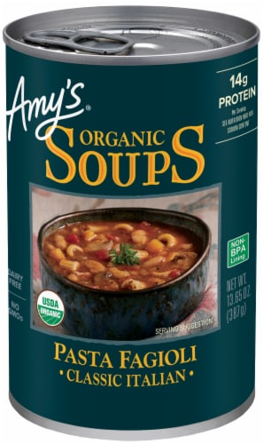 Amy's® Organic Pasta Fagioli Soup Perspective: front