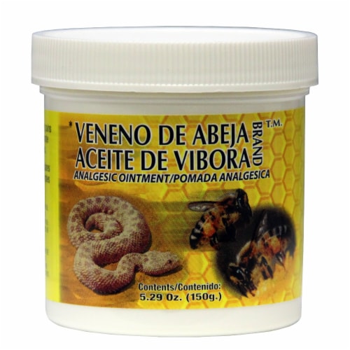 Veneno de Abeja Aceite de Vibora Topical Analgesic Ointment Perspective: front