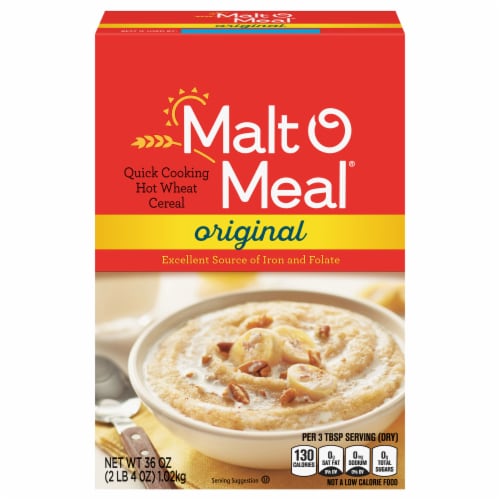 Malt-O-Meal® Original Quick Cooking Hot Wheat Cereal Perspective: front