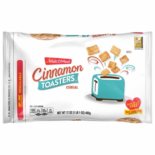 Malt-O-Meal Cinnamon Toasters Bag Cereal Perspective: front