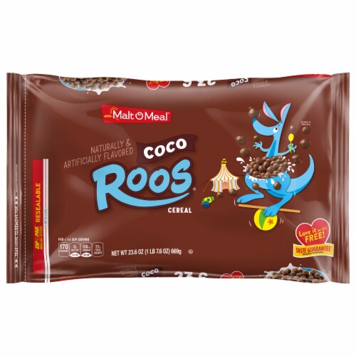 Malt-O-Meal Coco Roos Cereal Perspective: front