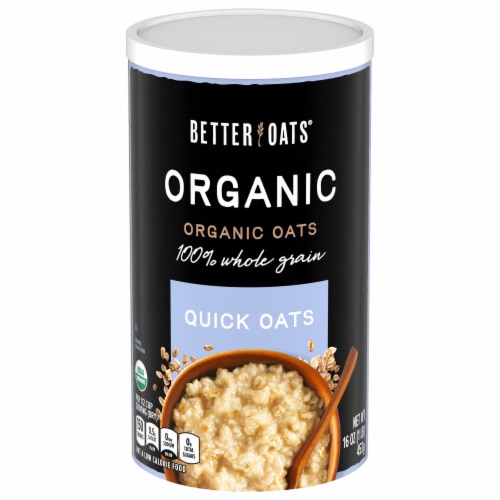 Better Oats Organic Whole Grain Quick Oats, 16 oz - Kroger