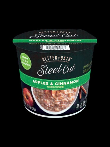 Better Oats™ Steel Cut Maple & Brown Sugar Instant Oatmeal with Flax Seeds,  1.95 oz - Fry's Food Stores