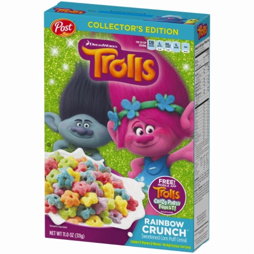 Post Dreamworks Trolls Rainbow Crunch Perspective: front