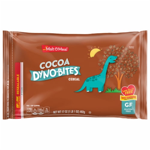 Malt-O-Meal® Cocoa Dyno-Bites® Bag Cereal Perspective: front