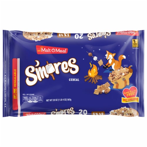 Malt-O-Meal® S'mores Bag Cereal Perspective: front
