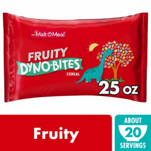 Malt-O-Meal® Fruity Dyno-Bites Cereal Perspective: front