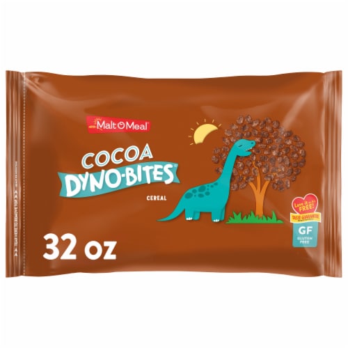 Malt-O-Meal Cocoa Dyno-Bite Family Size Bag Cereal Perspective: front