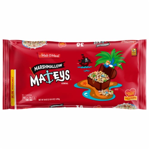 Malt-O-Meal® Marshmallow Mateys® Bag Cereal Zip-Pak Perspective: front