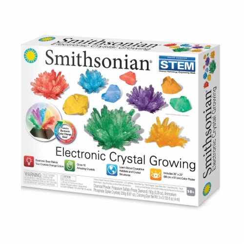NSI International Smithsonian Electronic Crystal Growing Edcuational Toy Perspective: front