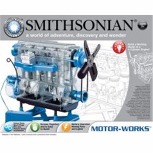 Smithsonian® 4 Cylinder Model Engine Set Perspective: front