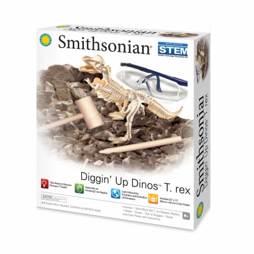 NSI International Smithsonian® Diggin' Up Dinos™ T Rex Perspective: front