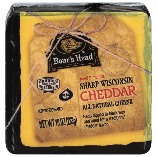 Boar's Head® Sharp Wisconsin Cheddar Cheese Perspective: front