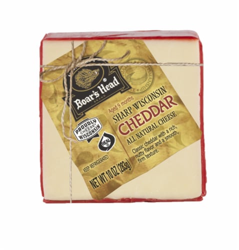 Boar's Head Sharp Wisconsin Cheddar Cheese, 10 oz - Mariano's