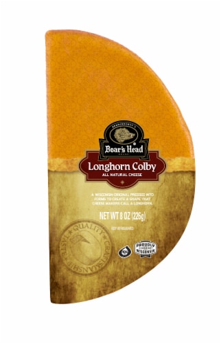 Boar's Head Longhorn Colby Cheese Perspective: front