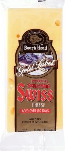 Boar’s Head Imported Switzerland Swiss Cheese, 9 oz - Jay C Food Stores