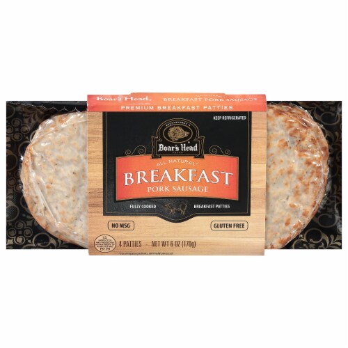 Boar’s Head Breakfast Pork Sausage Perspective: front