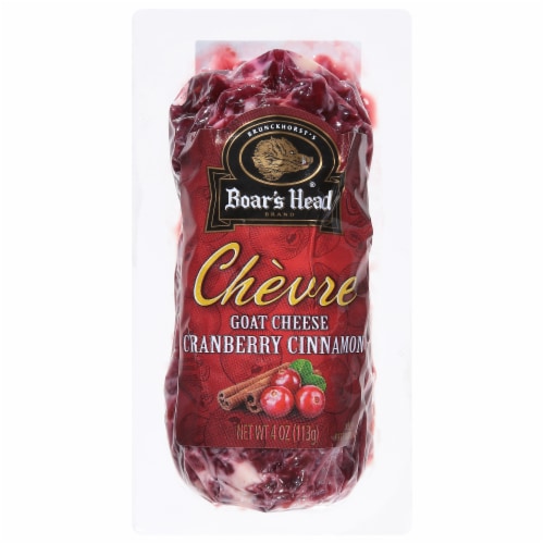 Boar's Head Cranberry Cinnamon Chevre Perspective: front