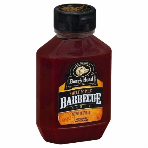 Boar's Head Sweet & Mild Barbecue Sauce Perspective: front