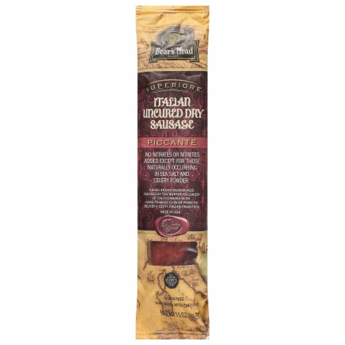 Boar's Head Piccante Italian Dry Sausage Perspective: front
