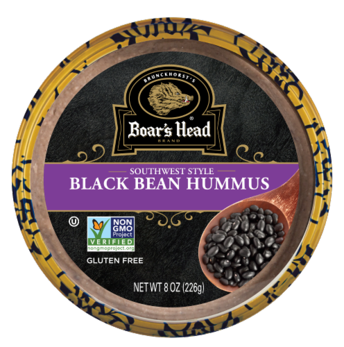 Boar's Head Southwestern Style Black Bean Hummus Perspective: front