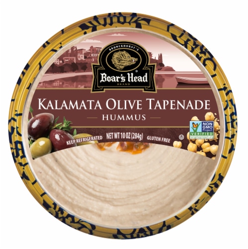 Boar's Head Kalamata Olive Tapanade Hummus Perspective: front