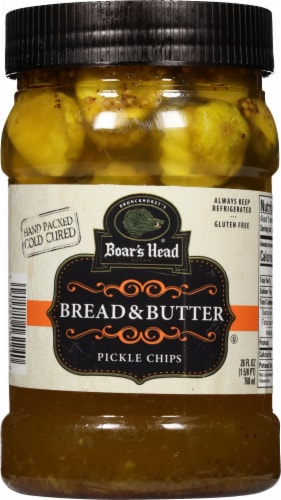 Boar's Head Bread & Butter Pickle Chips Perspective: front
