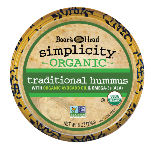 Boar's Head Simplicity Organic Traditional Hummus Perspective: front