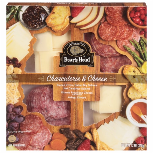 Boar’s Charcuterie Meat & Cheese Tray Perspective: front