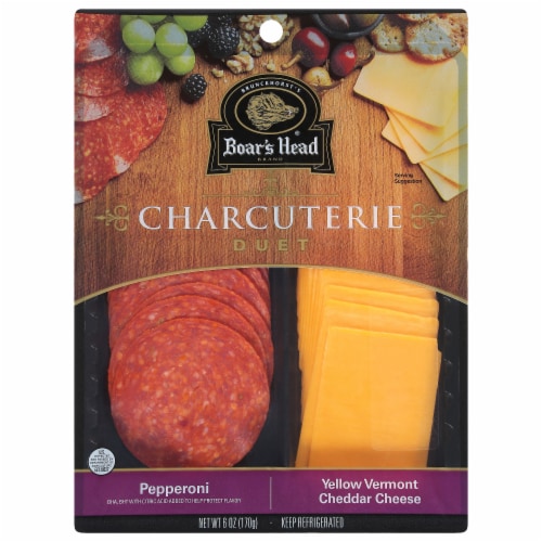 Boar’s Head Charcuterie Duet: Pepperoni & Vermont Cheddar Cheese