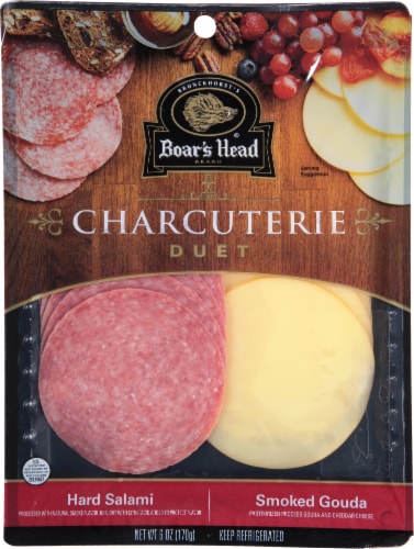 Boar's Head Hard Salami & Smoked Gouda Charcuterie Duet Perspective: front