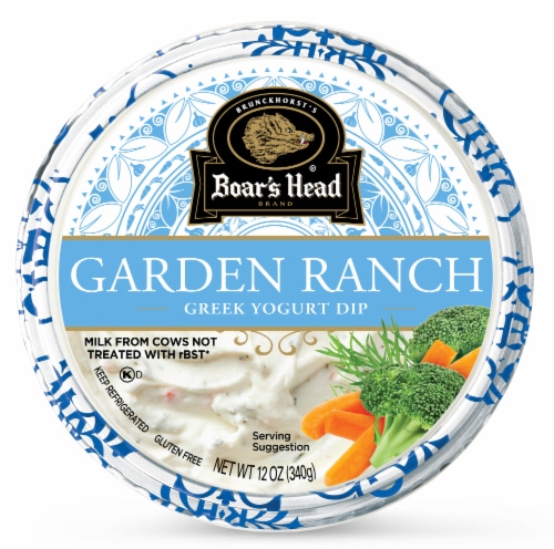 Boar's Head Garden Ranch Greek Yogurt Dip 12 oz Perspective: front