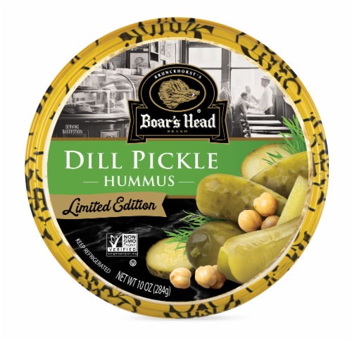 Boar's Head Dill Pickle Hummus 10 oz Perspective: front